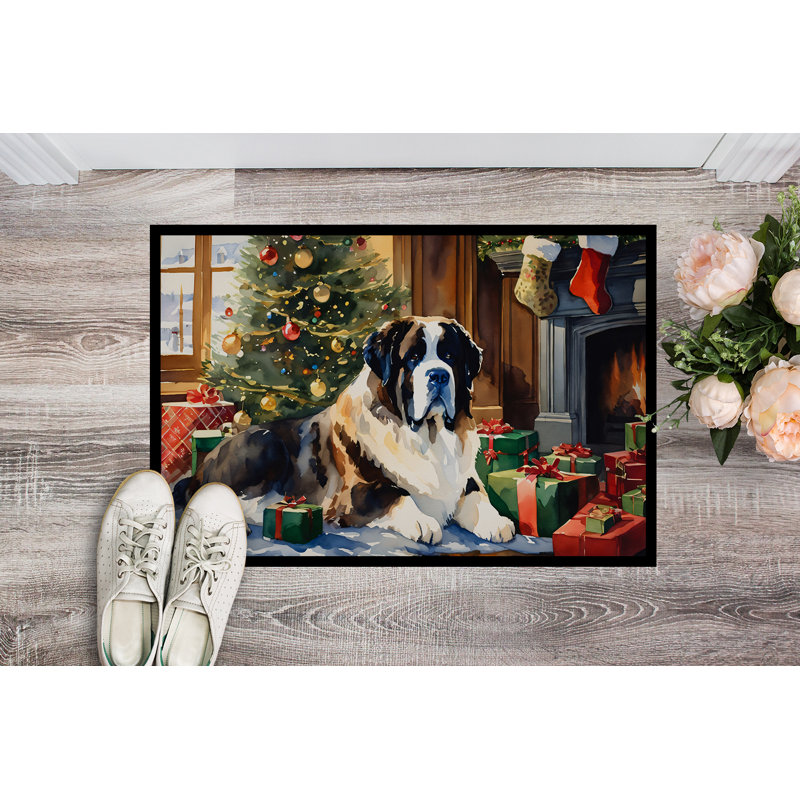 Tapis antidérapant Jestude pour l'intérieur et l'extérieur, L 18 po x L 27 po
