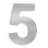 6 in. Floating Mount House Number-49282787-49281537