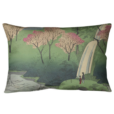 Coussin lombaire chiyogaike étang