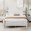 Base de lit plateforme en bois, lit plateforme de style rétro avec 12 lattes en bois-1477018678-1477018679