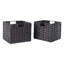 Ensemble de paniers pliables en rotin-1344625704