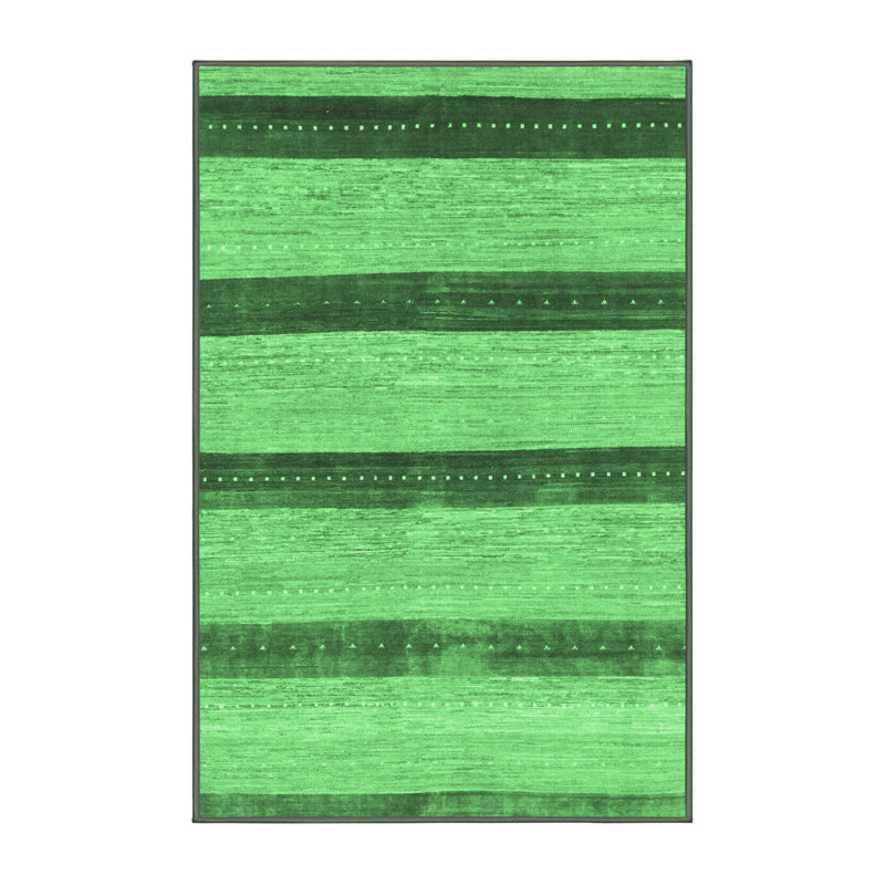 Antonieta Washable Striped Indoor Rug, Rectangle 5' x 8'