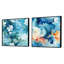 Dooling - Ensemble de 2 collages carrés abstraits-101865294-101865293