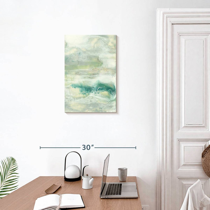 Avery Serene Seafoam I, 24" H x 16" W