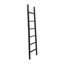 Rustic 6ft Tall Blanket Ladder, Decorative Freestanding Ladder For Storage - 19" x 2" x 76"-1110151853