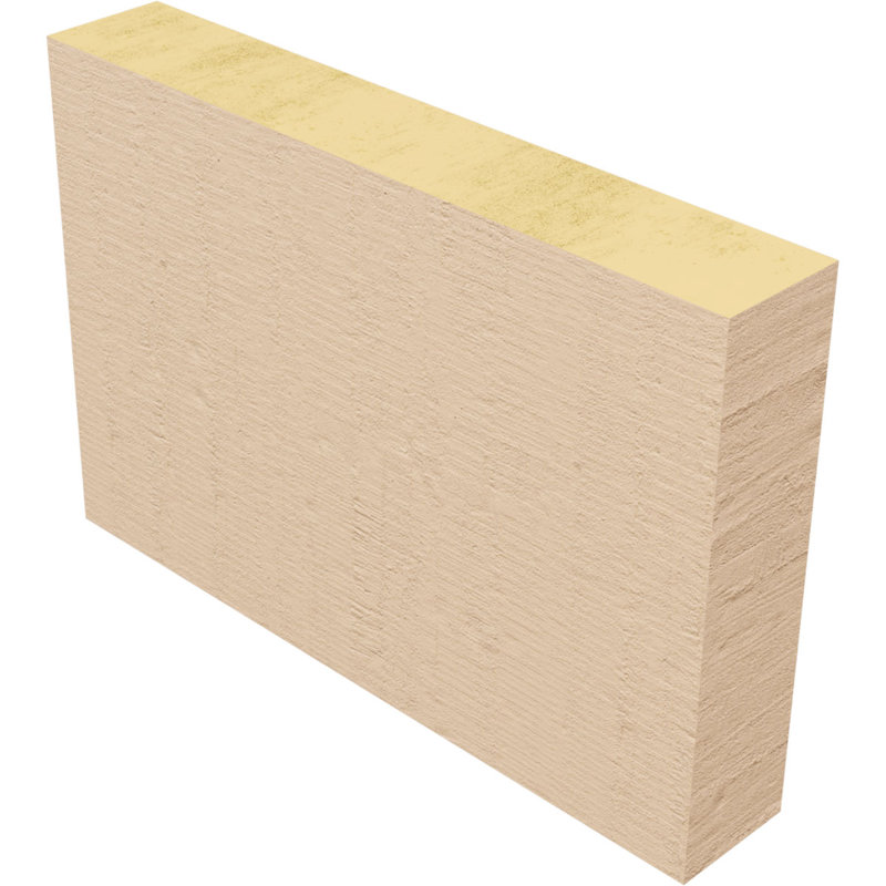 Block Block Woodgrain TimberThane Raider Tail, apprêté brun clair, H 5 po x l 15 po x P 11 po