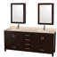 Sheffield 79" Double Bathroom Vanity Base Only-31336915