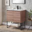 Ensemble de meuble-lavabo simple autoportant 30 po avec tablette Deidree