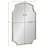 Scalloped Arch Wall Mirror-120420960