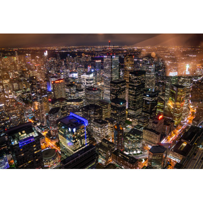 Cahya Night In Toronto by Robert Arango Lopez - Wrapped Canvas Print
