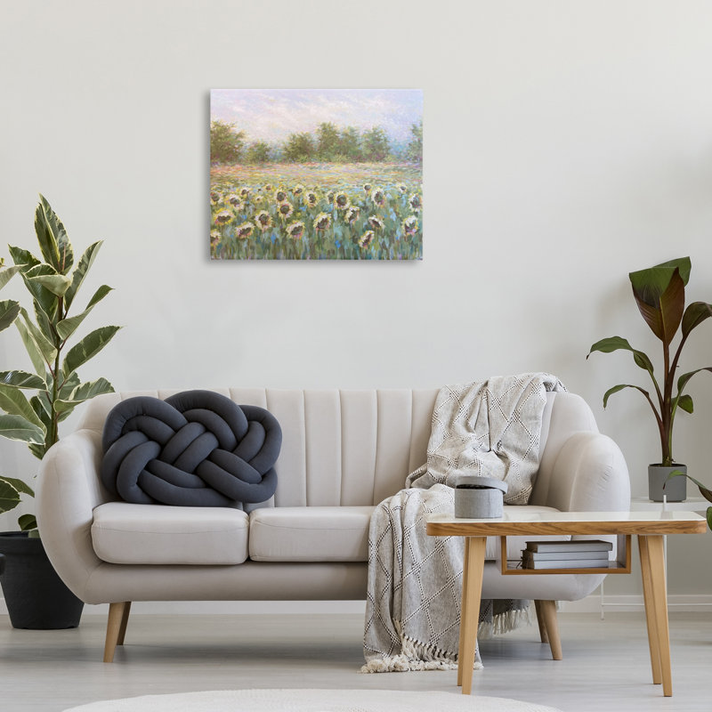 «Arise and Shine Sunflower Field», art mural par Linda Sperruche, H 24 po x l 30 po