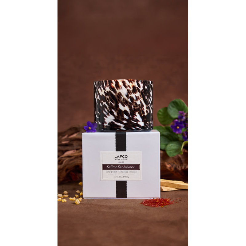 Saffron Sandalwood 3-Wick Candle