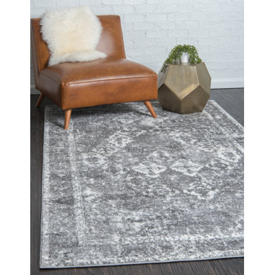 Tapis gris de style Walmoor