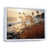 White Floater Framed