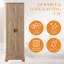 Armoire de rangement d'appoint avec tablette réglable-1403230606
