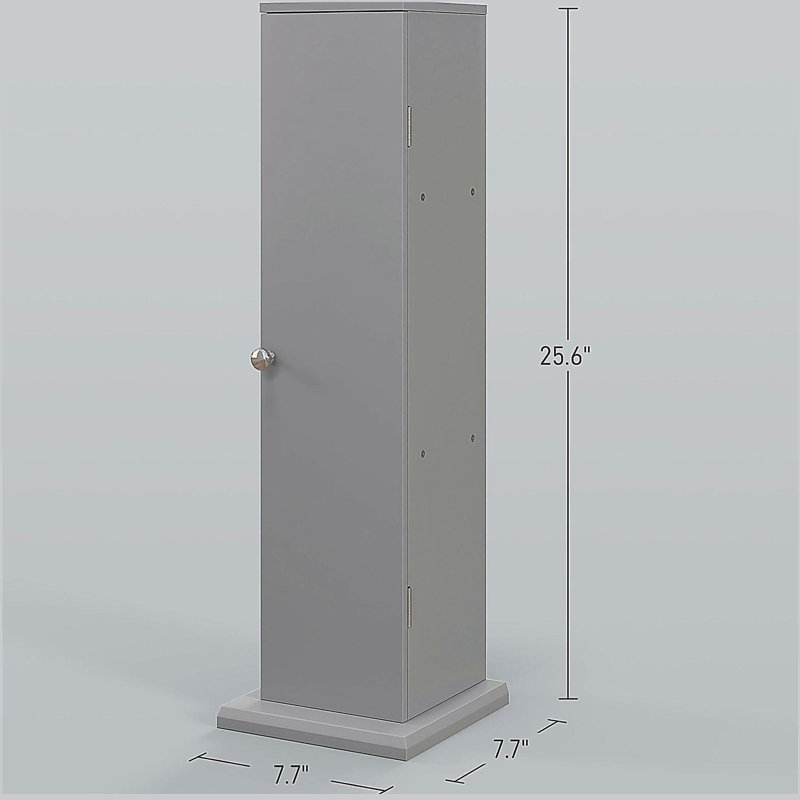 Armoire à papier hygiénique, armoire de coin de petite salle de bain avec portes et tablettes, rangement pour salle de bain mince