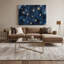 «Space Constellation», art mural sur toile bleue-1932626502