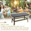 Table basse d'extérieur en métal 41,81 po Charron-458838377