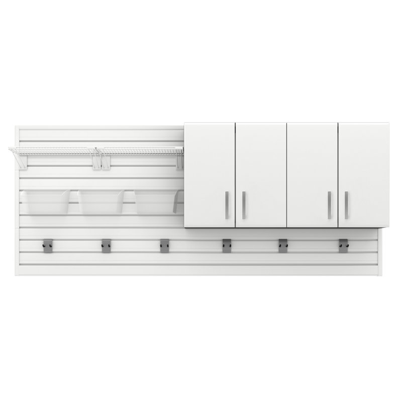 Starter Plastic Laundry Room Organizer, White
