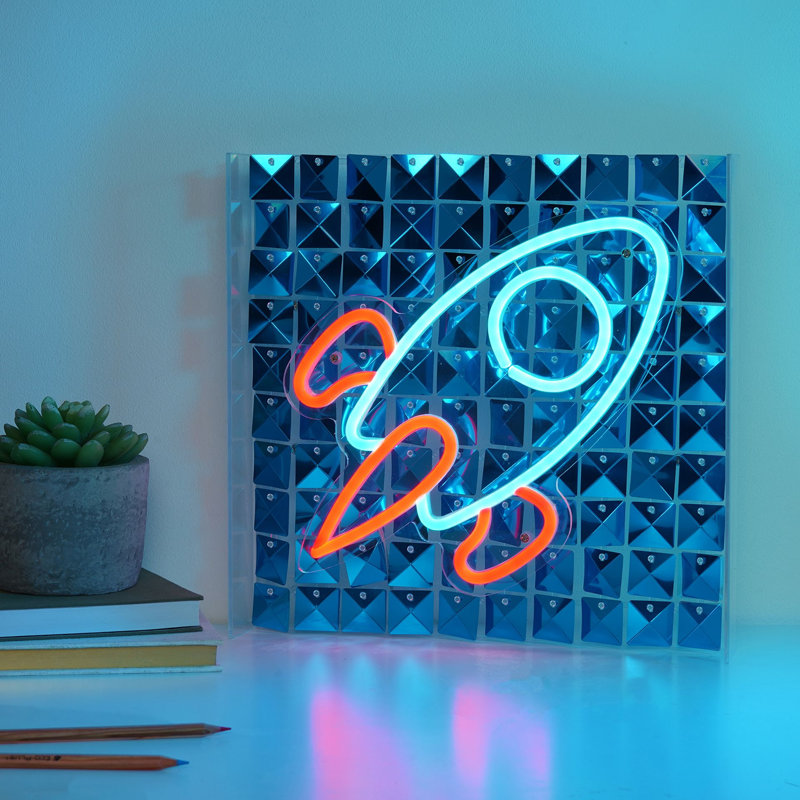 Signography Neon Collection Sign Rocket