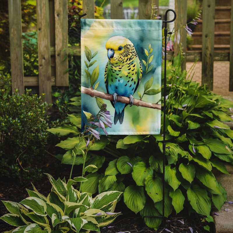 Drapeau de jardin, Perruche ondulée