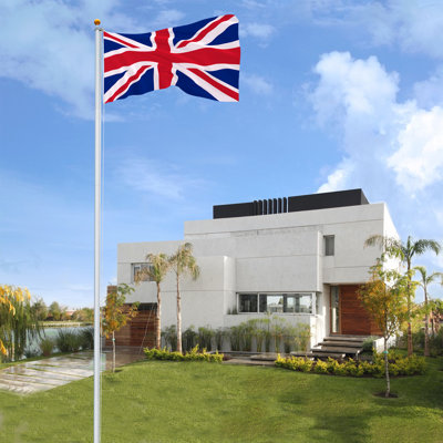 Belah Double Sided 600cm H x 5.1cm W Polyester Flag Set