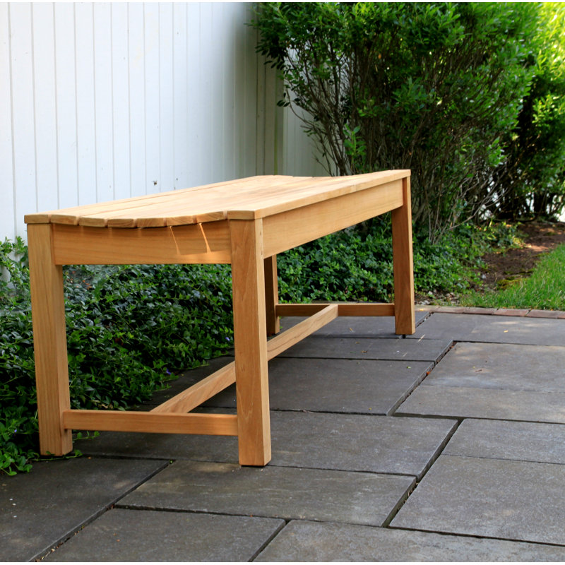 Bayhead Outdoor Teak Dining Bench
