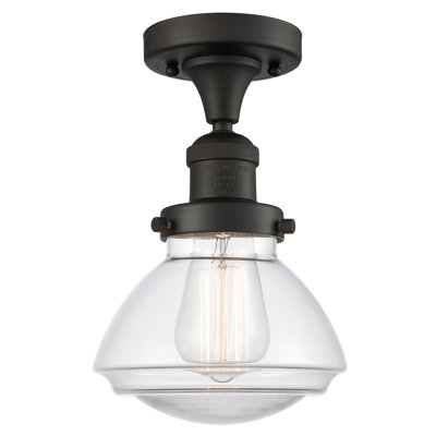 Plafonnier semi-encastré 1 lumière 6,75 po Chesterville