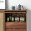 Armoire de rangement moderne en rotin minimaliste-541656678