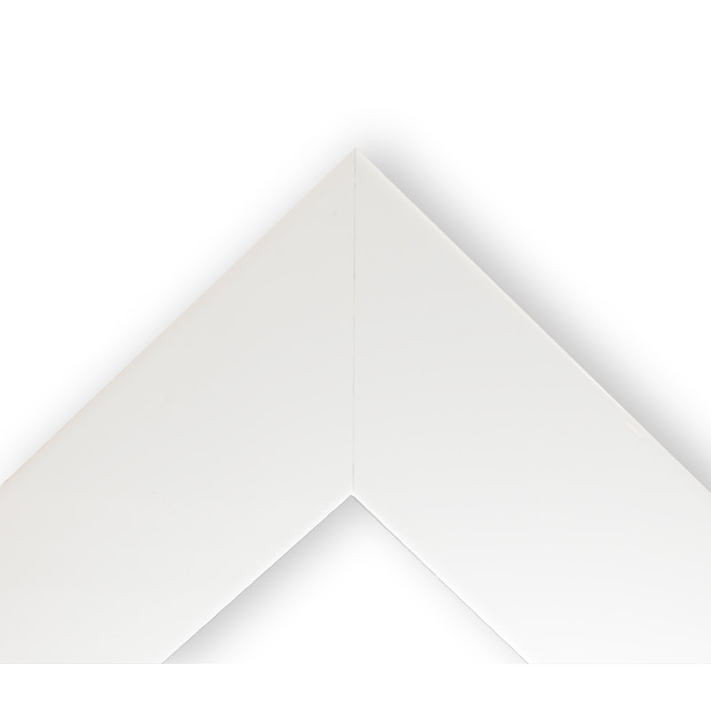 Beveled Full Length Mirror, Gloss White