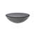 Novatto 16.5'' Black Glass Circular Bathroom Sink-130667321