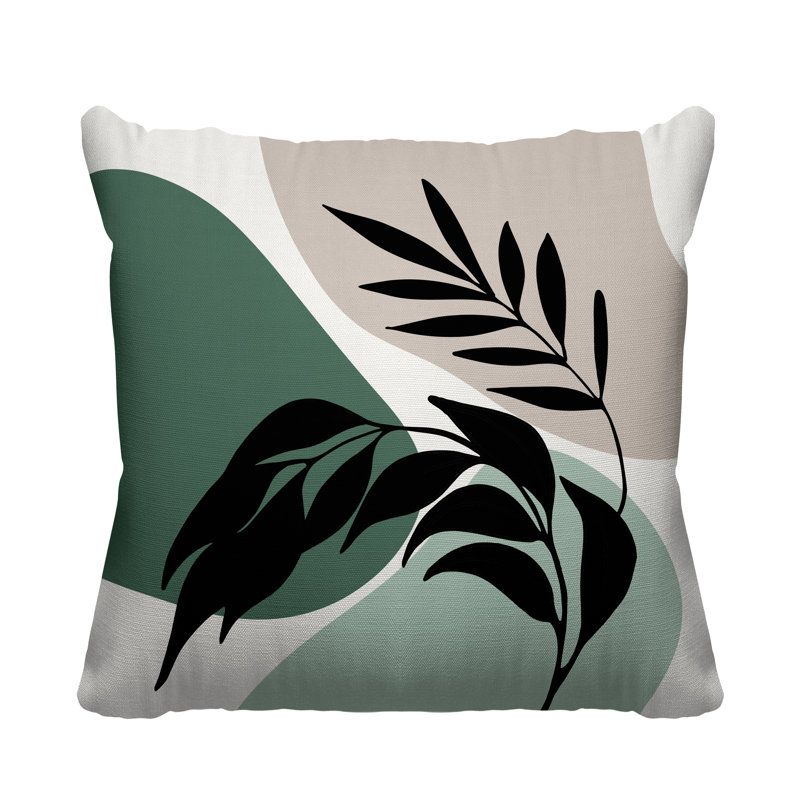 Coussin décoratif, Émeraude, L 17 po x H 17 po