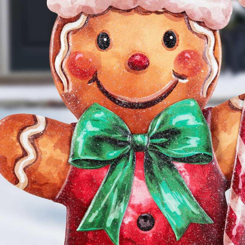 Piquet de jardin 25 po H 2/25 en métal Gingerbread
