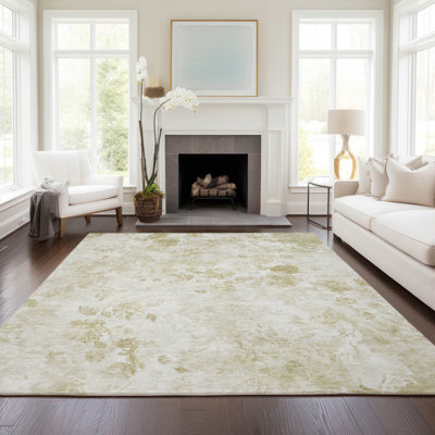 Karsyn Washable Floral Indoor / Outdoor Rug