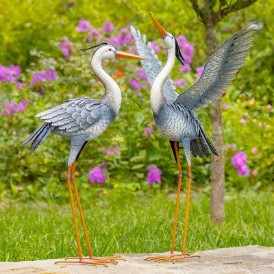 Cogsville Weather Resistant Metal Garden Statue