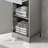 Danielys Tall Bathroom Cabinet, Freestanding Storage Cabinet with Drawer and Doors-101141481