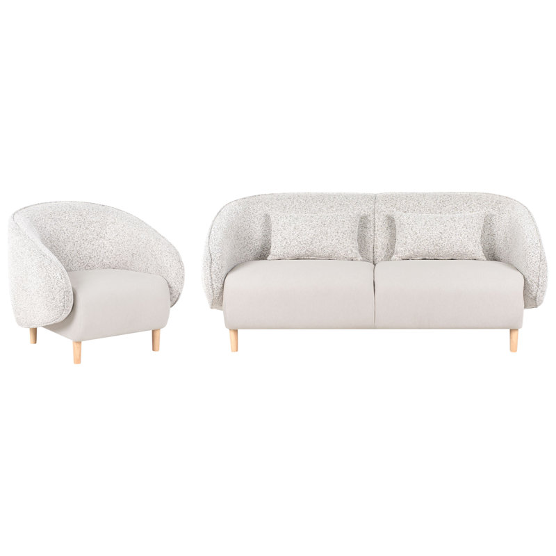Sofa Set Winthrop Fabric, Beige