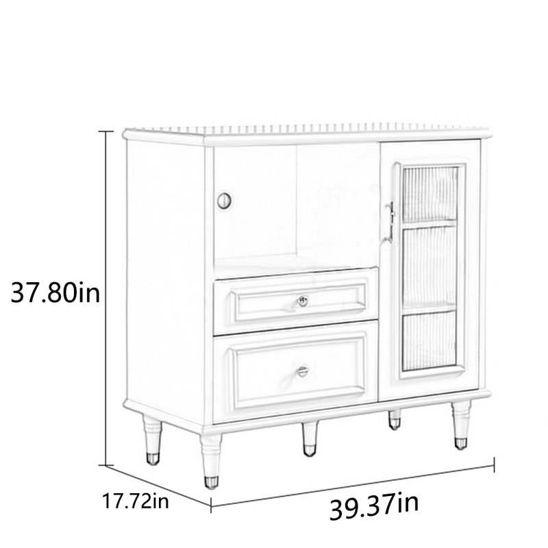 Light Luxury Minimalist Storage Cabinet