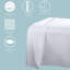 Kalos 100% Cotton Flatweave Fitted Sheet-1253658908-1253658909