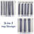 Chris Striped Linen Blend Textured Light Filtering Semi Sheer Rod Pocket Back Tab Curtains-468523334-454050316