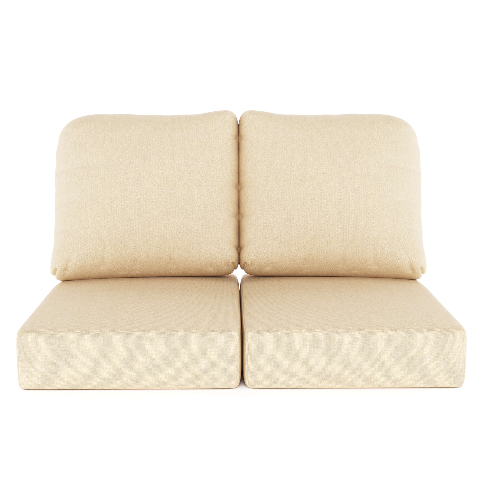 Amala 22" Sunbrella® Seat and Back Cushion, Canvas Canvas Sunbrella® Canvas