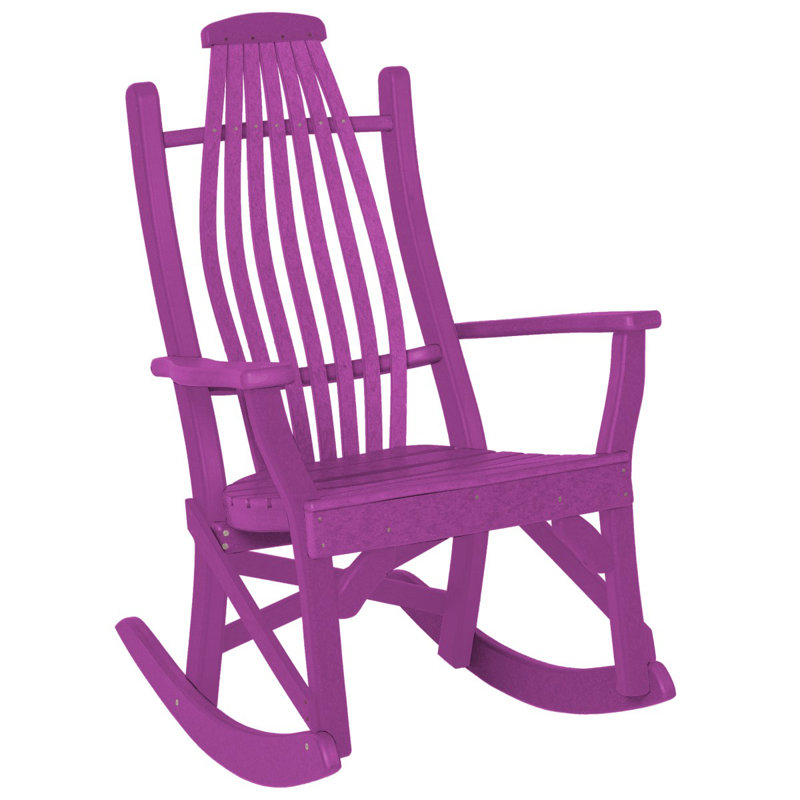 Chaise berçante Bentwood, Mauve