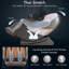 Fauteuil de massage inclinable électrique en similicuir