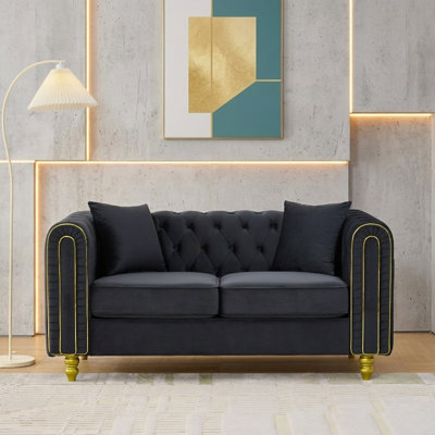 63 " Velvet Loveseat