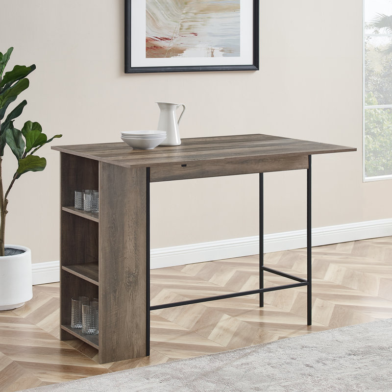 Garcia Extendable Dining Table, Gray Wash