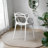 Modholic Nest Dining Chair, White-27656349-122782392