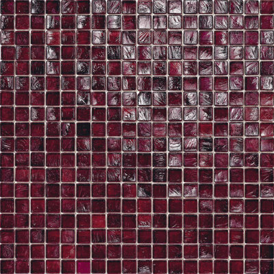 Blackberry 5/8" x 5/8" Glass Mosaic