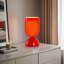 Lampe de table moderne en verre 9 po avec base E12 et interrupteur marche / arrêt en ligne - Éclairage d'appoint compact pour la chambre à coucher ou le salon-1429911250