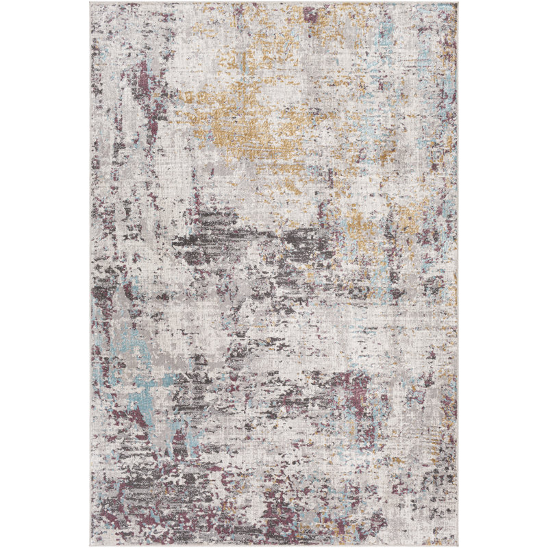 Adelyn Abstract Indoor Rug, Rectangle 5'3" x 7'3"