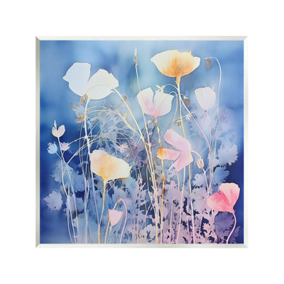 TranquilBlueFloralsWallArtbyIrenaOrlov